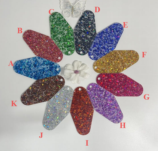 Wholesale 10pcs/pack Starry Sky Acrylic Hotel Keychain can be DIY can be wrap